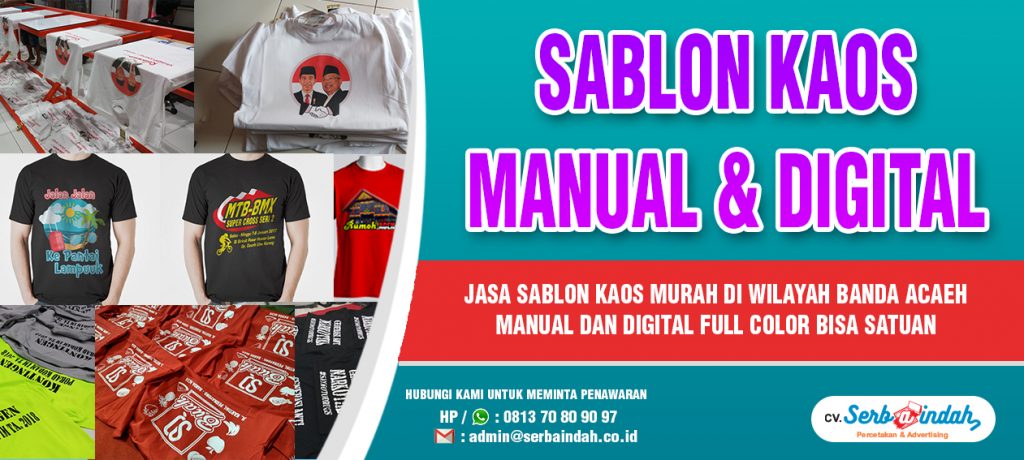 Percetakan Sablon dan Advertising Cv Serba Indah Banda Aceh